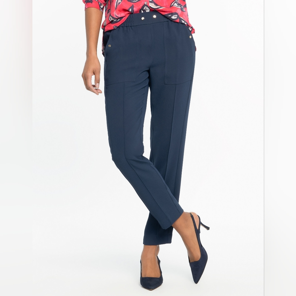 NIC+ZOE | Bold Feeling Pants | Dark Indigo | Size 8
